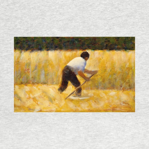 The Mower by Georges-Pierre Seurat by Classic Art Stall